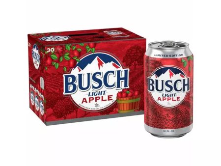 Busch Light Apple Beer (30pk) For Discount