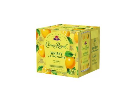 Crown Royal Whiskey Lemonade (4pk) on Sale