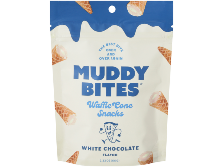 Muddy Bites White Chocolate Waffle Cone For Sale