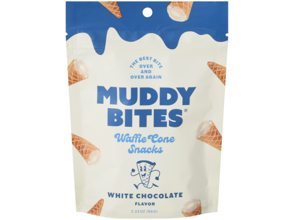 Muddy Bites White Chocolate Waffle Cone For Sale