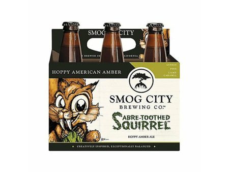 Smog City Sabre-Toothed Squirrel Amber Ale (6pk) Fashion