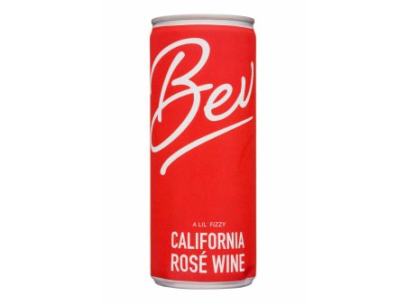 Bev California Rose Wine Can (8.4oz) Online Hot Sale