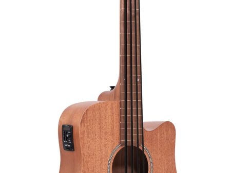 Gold Tone M-Bass25FL 25-Inch Scale Fretless Acoustic-Electric MicroBass with Gig Bag on Sale