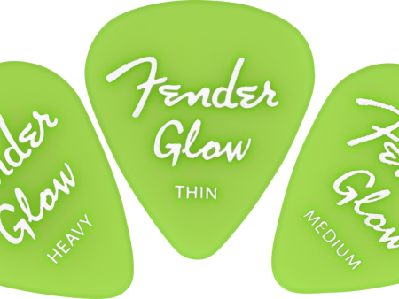 Fender Glow in the Dark Picks Online Sale