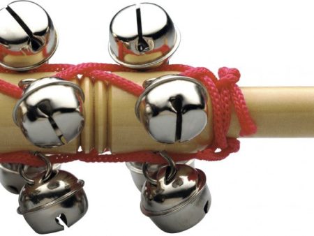 Stagg Sleigh Bell Stick - 13 Bells Fashion