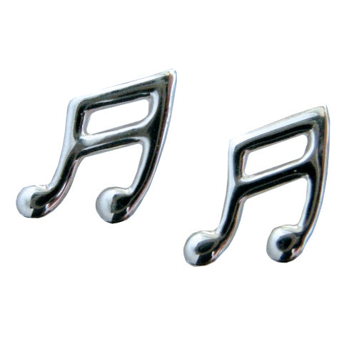 Musical Sterling Silver Stud Earrings on Sale