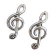 Musical Sterling Silver Stud Earrings on Sale