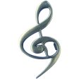 Treble & Bass Clef Bottle Opener - Music Gifts Online Sale