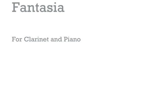 Maconchy - Fantasia for Clarinet and Piano (Chester) Discount