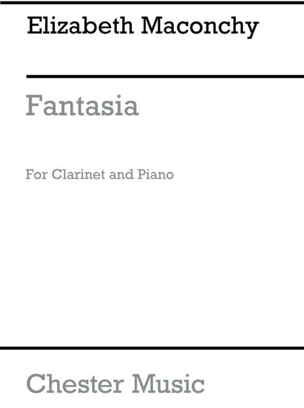 Maconchy - Fantasia for Clarinet and Piano (Chester) Discount