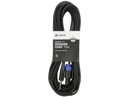 Chord QTX -  Essential Series  Speakon to 6.3mm Jack Lead Hot on Sale