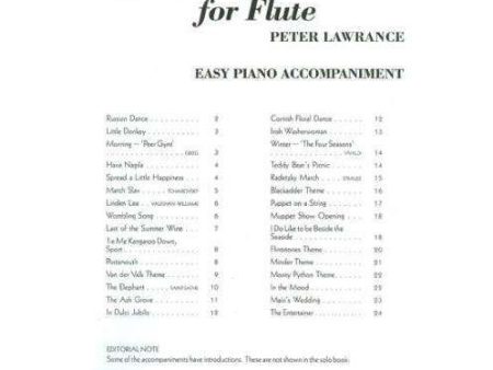 Winners Galore For Flute - Peter Lawrance - Easy Piano Accompaniment Cheap