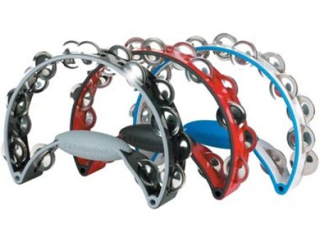 Rhythm Tech BRASS JINGLES Tambourine RTPRO31 RED BLACK Supply