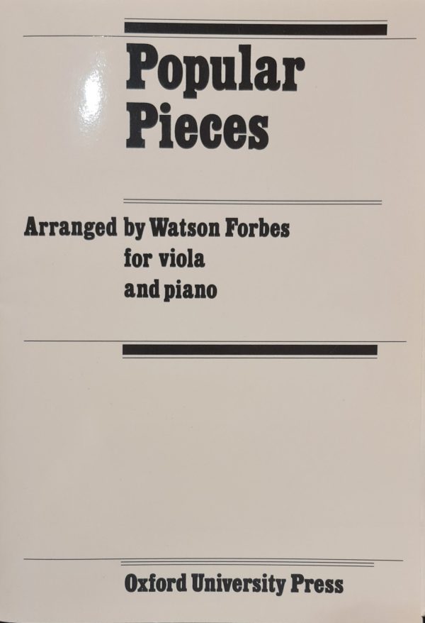 Popular Pieces (for Viola and Piano) For Discount