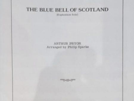 The Blue Bell of Scotland (for Euphonium) For Sale