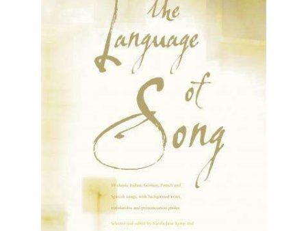 The Language Of Song Intermediate Low Voice With CD Online now