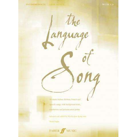 The Language Of Song Intermediate Low Voice With CD Online now