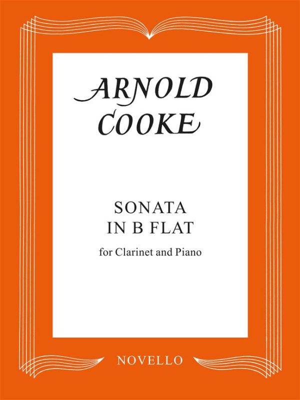 Arnold Cooke - Sonata in B Flat - Clarinet and Piano Cheap