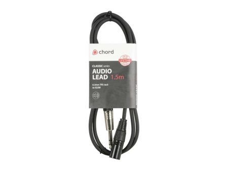 Chord Stereo Jack to Male XLR Lead Sale