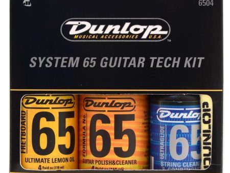 Dunlop Guitar Tech Care Kit Plucked Instrument Care and Maintenance 6504 Supply