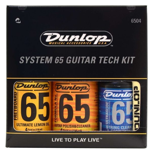 Dunlop Guitar Tech Care Kit Plucked Instrument Care and Maintenance 6504 Supply