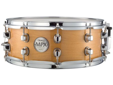 Mapex Maple Snare 14 x 5.5  Natural Finish Hot on Sale