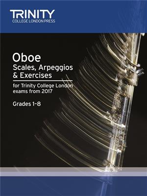 Trinity College London Oboe Scales and Arpeggios (From 2017) Grades 1-8 Supply