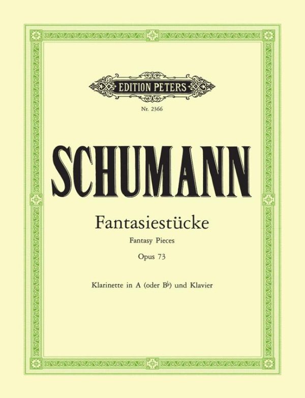 Schumman - Fantasiestucke - Opus 73 Online Sale