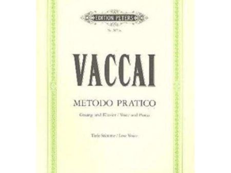 Vaccai Metodo Pratico Voice and Piano Hot on Sale