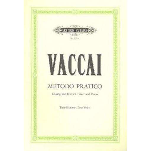 Vaccai Metodo Pratico Voice and Piano Hot on Sale