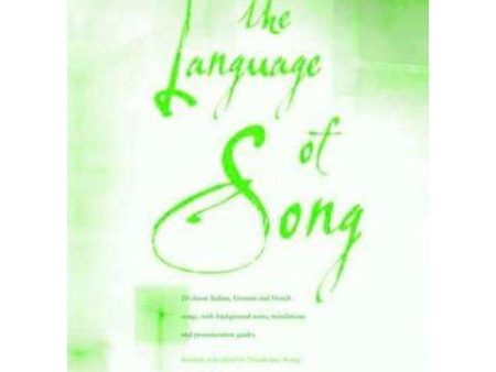 The Language Of Song Elementary Low Voice With CD Hot on Sale