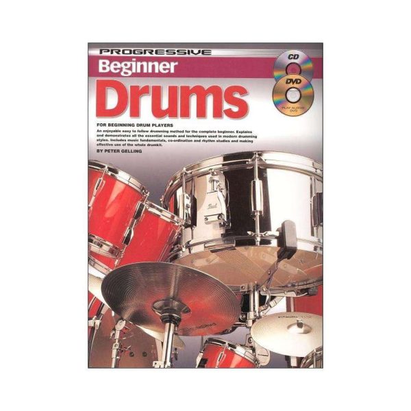 Progressive  Beginner  Drums (incl. CD & DVD) Discount