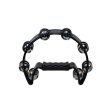 On-Stage Half Moon Tambourine (Black) on Sale