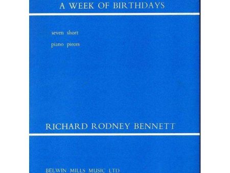 A Week of Birthdays (Sheet Music) For Sale