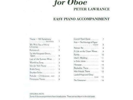 Winners Galore Oboe Easy Piano Accompaniment For Cheap